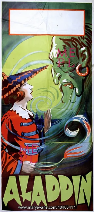  : Pantomime poster, Aladdin