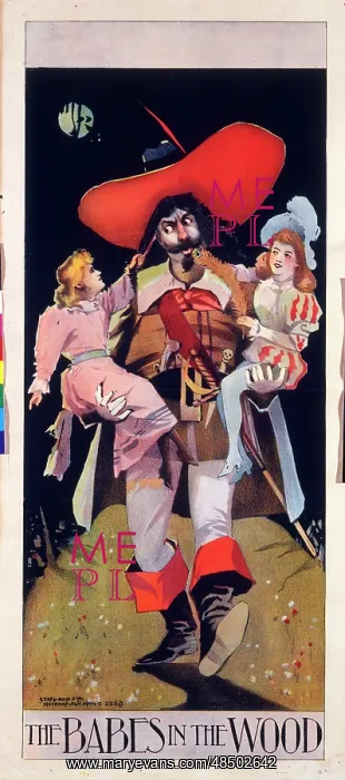  : Pantomime poster, The Babes in the Wood