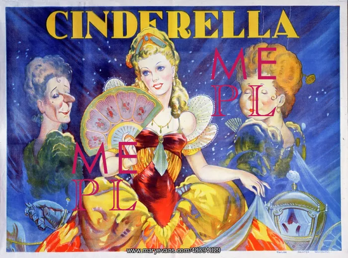  : Pantomime poster, Cinderella