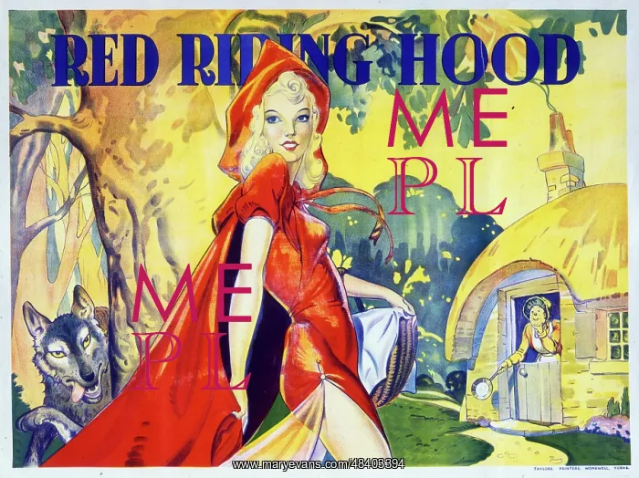 : Pantomime poster, Red Riding Hood