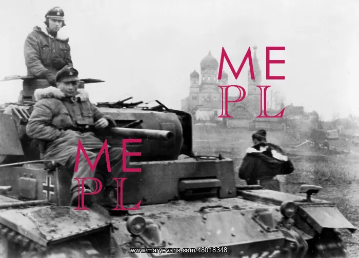 : Panzer III of a division of the Waffen-SS on the Eastern fro : Panzer III of a division of the Waffen-SS on the Eastern fro