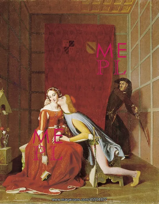 : Paolo and Francesca, by Ingres : Paolo and Francesca, by Ingres