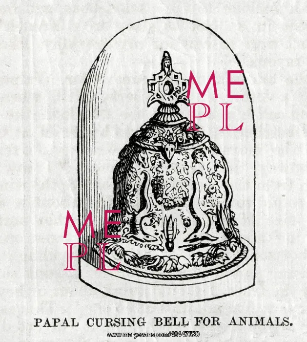  : Papal cursing bell for animals