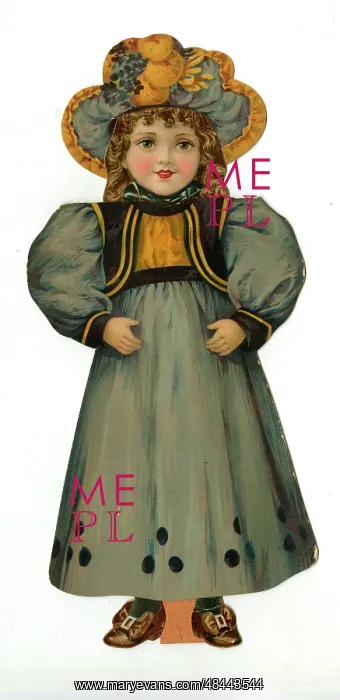  : Paper Doll in grey costume