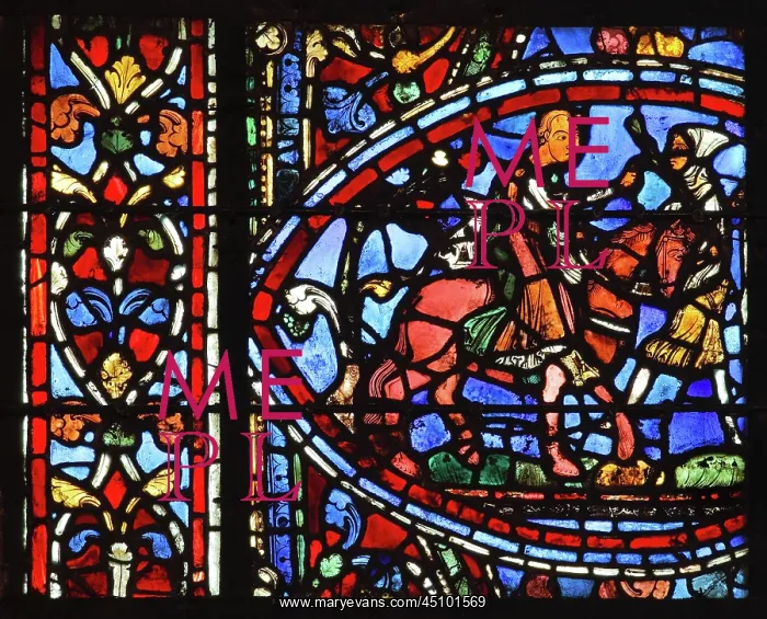 : Parable of the Prodigal Son stained glass window : Parable of the Prodigal Son stained glass window