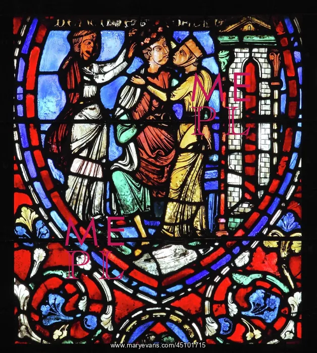 : Parable of the Prodigal Son stained glass window : Parable of the Prodigal Son stained glass window