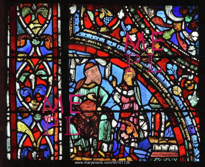 : Parable of the Prodigal Son stained glass window : Parable of the Prodigal Son stained glass window