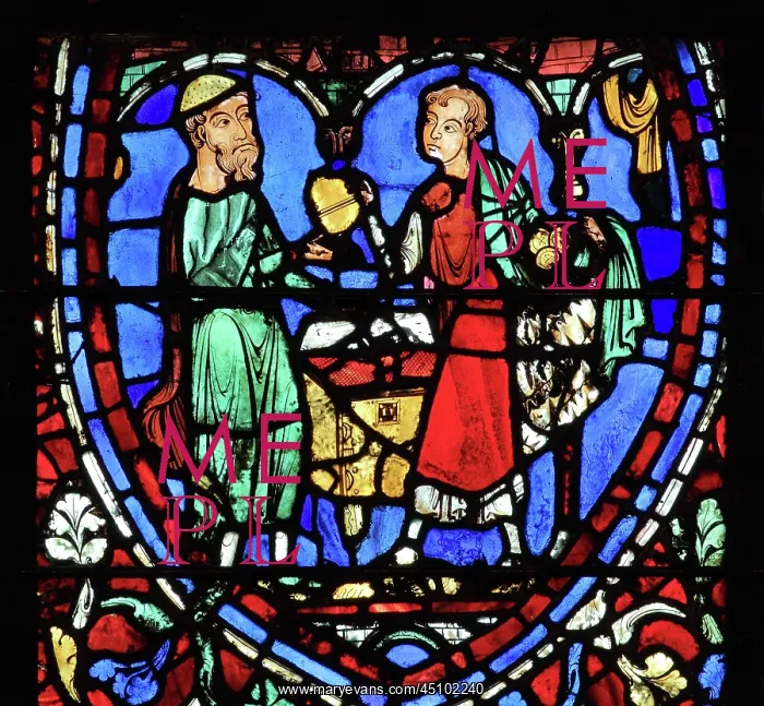 : Parable of the Prodigal Son stained glass window : Parable of the Prodigal Son stained glass window