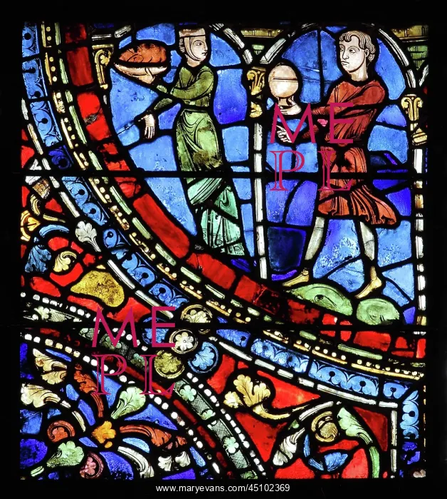 : Parable of the Prodigal Son stained glass window : Parable of the Prodigal Son stained glass window
