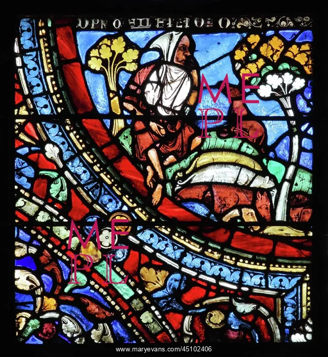 : Parable of the Prodigal Son stained glass window : Parable of the Prodigal Son stained glass window