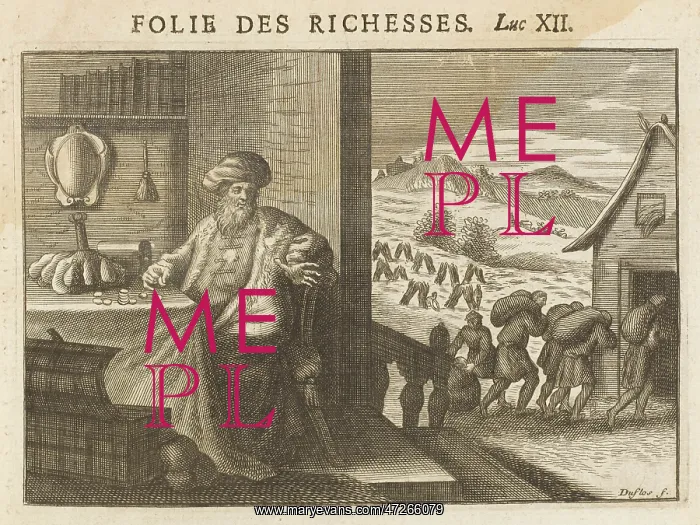 : PARABLE OF RICH MAN : PARABLE OF RICH MAN