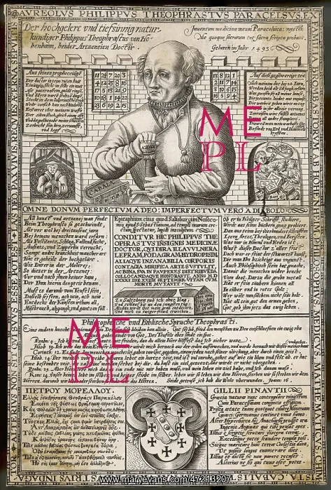 : Paracelsus, Swiss scientist and alchemist : Paracelsus, Swiss scientist and alchemist
