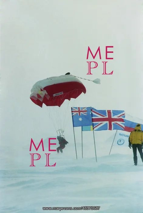 : Parachute expedition to North pole in honor of : Parachute expedition to North pole in honor of