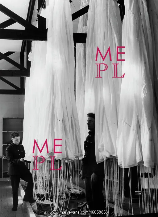 : Parachutes hung out to air : Parachutes hung out to air