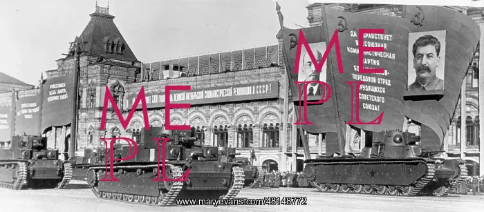 : Parade for the anniversary of the October Revolution, 1940 : Parade for the anniversary of the October Revolution, 1940