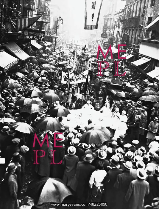 : Parade in Chinatown, New York, 1932 : Parade in Chinatown, New York, 1932