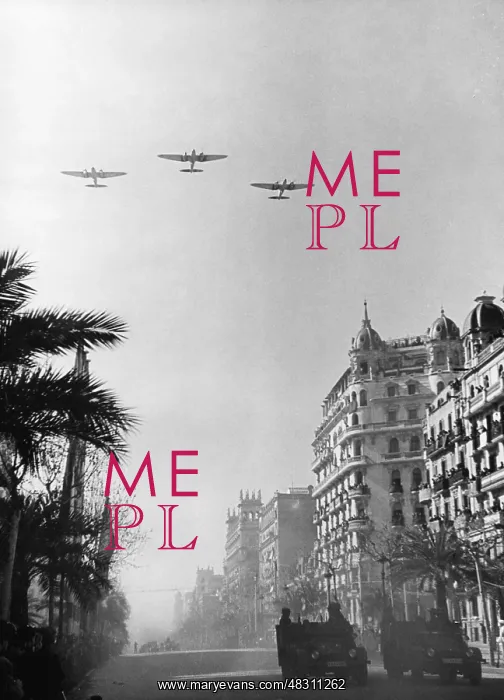 : Parade after the conquest of Barcelona, ??Spain, 1939 : Parade after the conquest of Barcelona, ??Spain, 1939