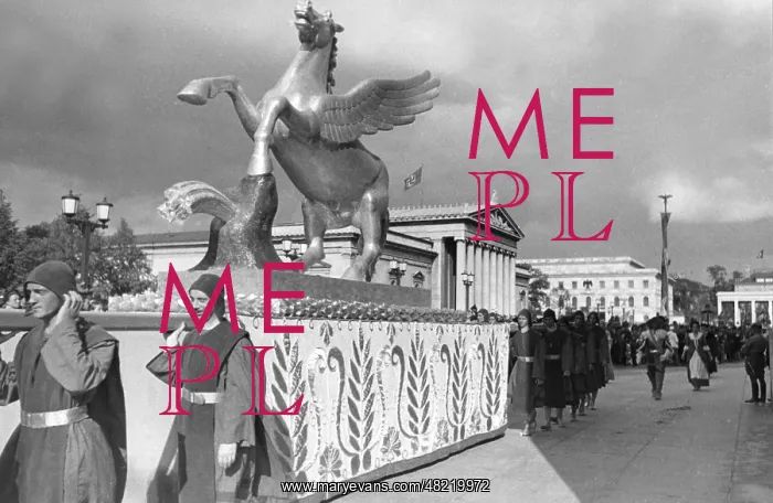 : Parade on the Day of German Art in Munich, 1938 : Parade on the Day of German Art in Munich, 1938