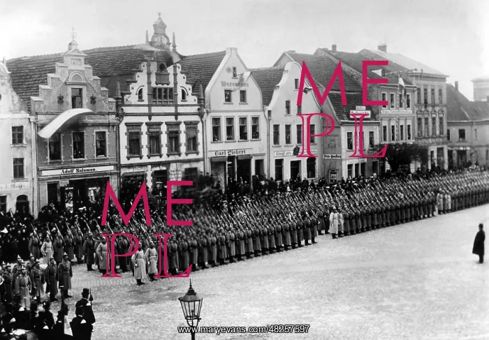 : Parade formation, 1910 : Parade formation, 1910