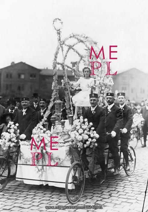 : Parade in Frankfurt am Main, 1911 : Parade in Frankfurt am Main, 1911