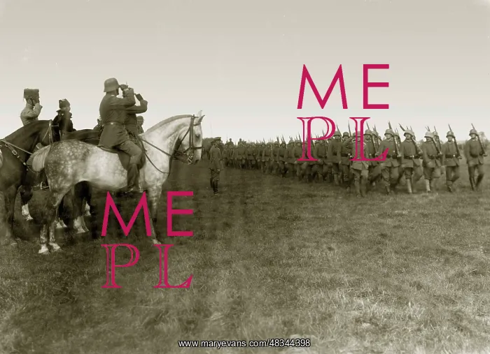 : Parade of the Freikorps Iron Division in the Baltics, 1919 : Parade of the Freikorps Iron Division in the Baltics, 1919