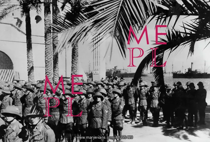: Parade of the German Afrika Korps, March 1941 : Parade of the German Afrika Korps, March 1941