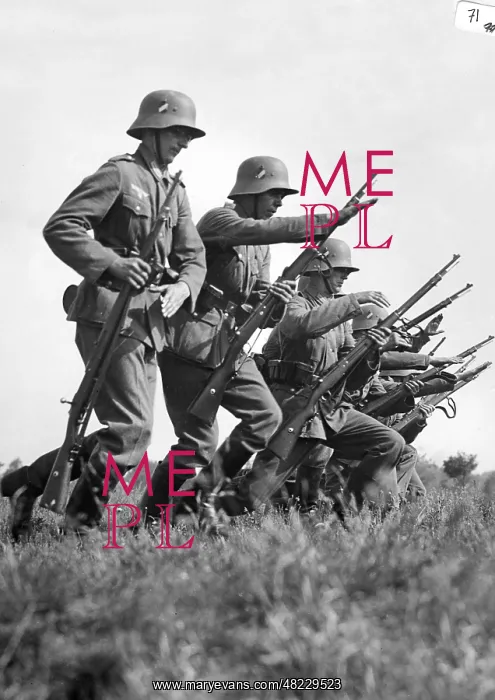 : Parade ground drill at a unit of the Wehrmacht, 1935 : Parade ground drill at a unit of the Wehrmacht, 1935