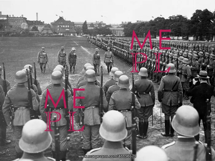 : Parade of the Guard Regiment in front of General von Rundste : Parade of the Guard Regiment in front of General von Rundste