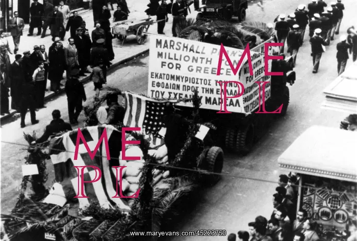 : Parade honoring the Marshall Plan's millionth ? : Parade honoring the Marshall Plan's millionth ?