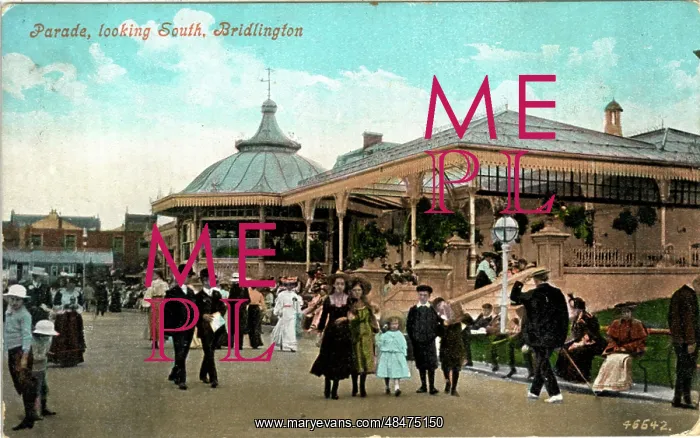 : Parade Looking South, Bridlington, Yorkshire : Parade Looking South, Bridlington, Yorkshire