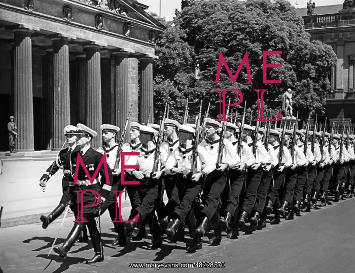 : Parade to mark the anniversary of the Battle of Jutland : Parade to mark the anniversary of the Battle of Jutland