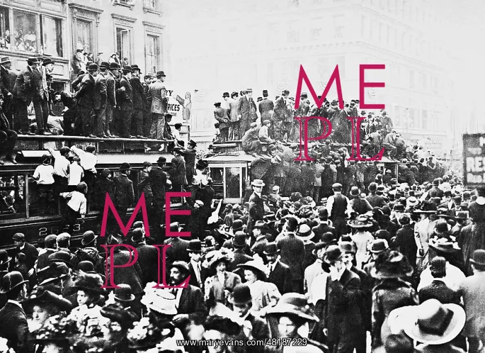 : Parade in New York, 1909 : Parade in New York, 1909