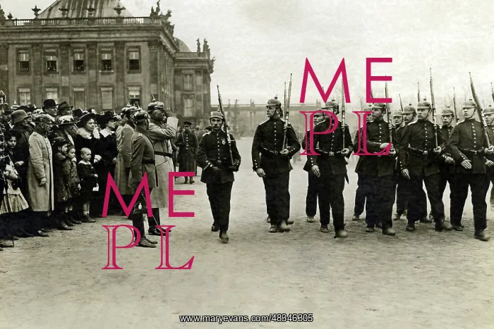 : Last parade in front of the Potsdam NCO school, 1920 : Last parade in front of the Potsdam NCO school, 1920