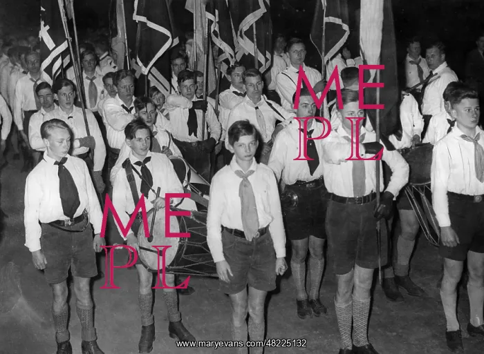 : Parade of Protestant youth groups, 1933 : Parade of Protestant youth groups, 1933