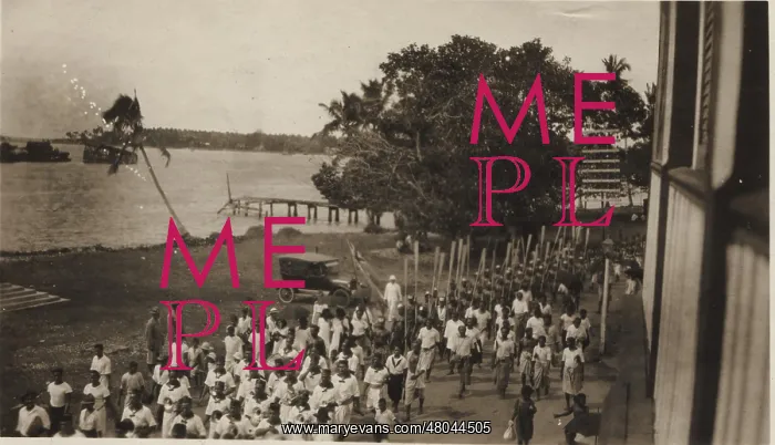  : Parade of scouts in Fiji, South Pacific