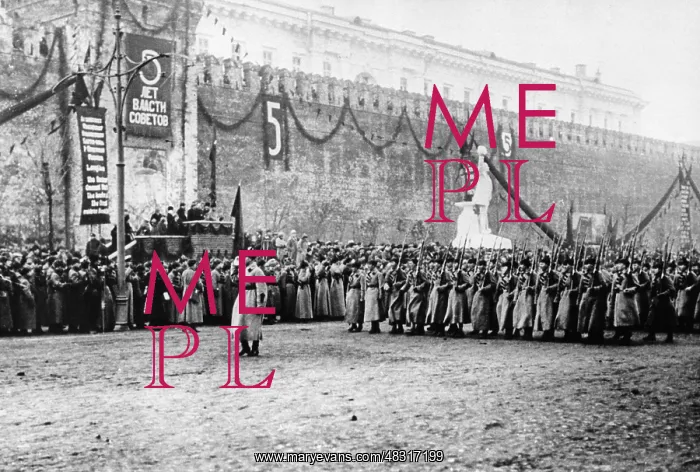 : Parade of troops on the Red Square, 1922 : Parade of troops on the Red Square, 1922