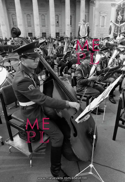 : Parade of wind orchestras in Moscow : Parade of wind orchestras in Moscow