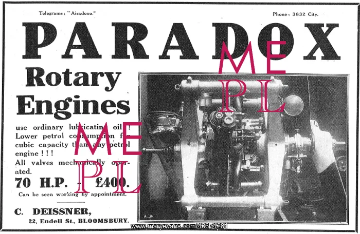 : Paradox Rotary Engines For Aeroplanes : Paradox Rotary Engines For Aeroplanes