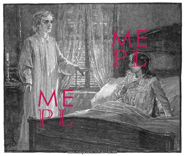 : Paranormal: phantom at woman's bedside, 1883 : Paranormal: phantom at woman's bedside, 1883