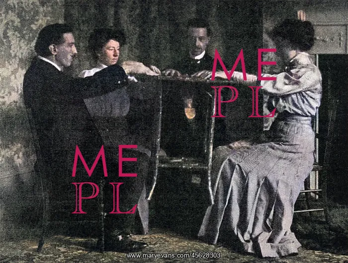 : Paranormal: William S. Marriott simulates table lifting : Paranormal: William S. Marriott simulates table lifting