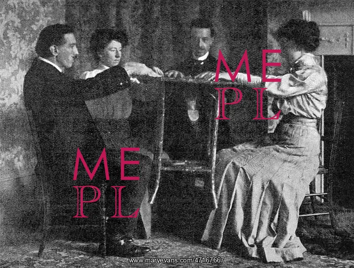 : Paranormal: William S. Marriott simulates table lifting : Paranormal: William S. Marriott simulates table lifting