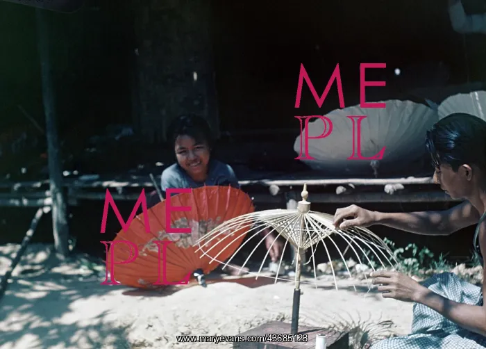 : Parasol making - Rangoon : Parasol making - Rangoon