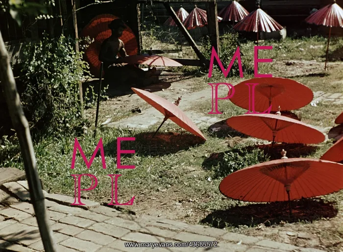 : Parasol making - Rangoon : Parasol making - Rangoon