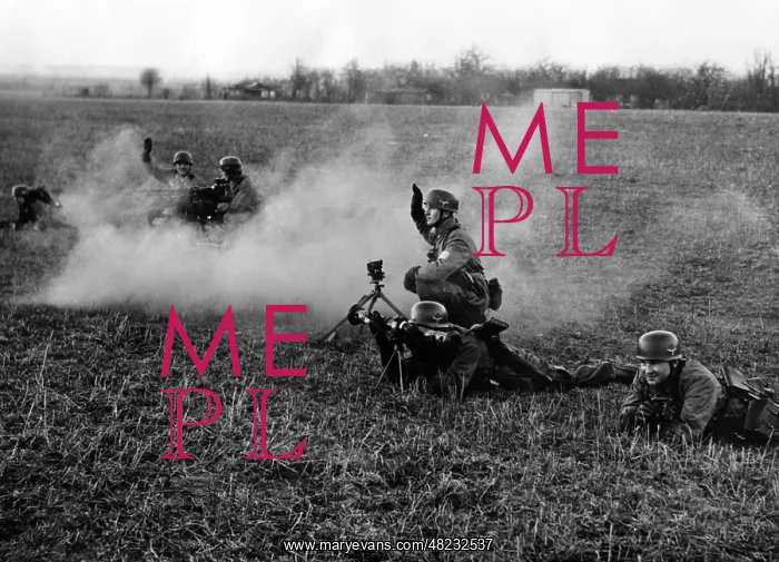 : Paratroopers during a maneuver, 1939 : Paratroopers during a maneuver, 1939