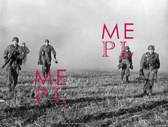: Paratroopers during a maneuver, 1939 : Paratroopers during a maneuver, 1939