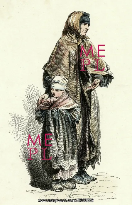  : Paris beggar 1850