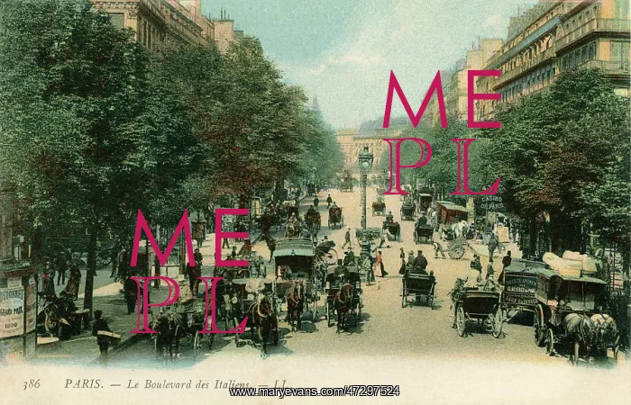 : PARIS / BOULEVARD ITALIENS : PARIS / BOULEVARD ITALIENS