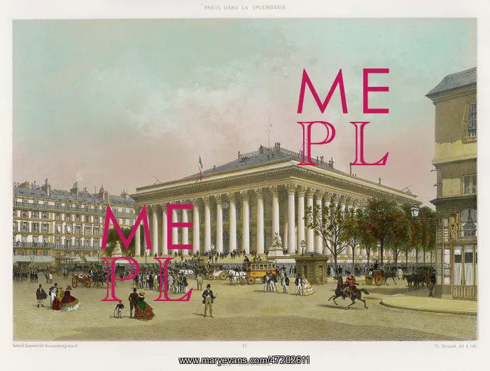  : PARIS BOURSE 1863