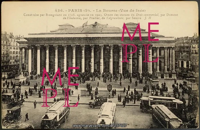  : PARIS BOURSE 1903