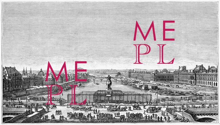 : PARIS C17. Looking westwards from the Pont Neuf : PARIS C17. Looking westwards from the Pont Neuf